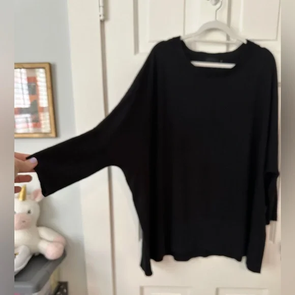 Hatch Maternity 100% Cashmere Sweater in Black, O/S - Picture 10 of 12